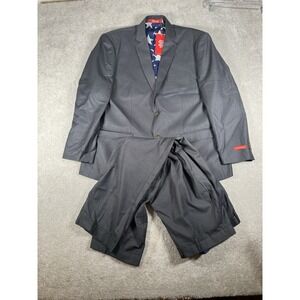 Shinesty Professional Gray Office 2 Piece Men's Full Suit 38x31 Pants Jacket 52
